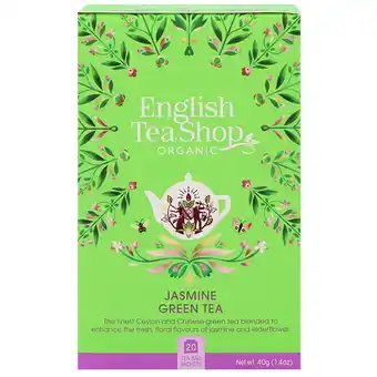 Holland & Barrett English Teashop Jasmine Green Tea - 20 theezakjes aanbieding