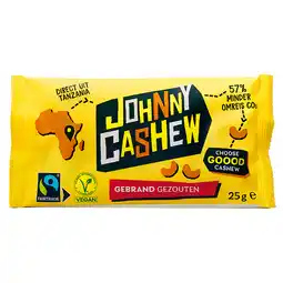 Holland & Barrett Johnny Cashew Gebrand Gezouten - 25g aanbieding