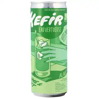 Holland & Barrett Kefir Eau Vertueuse Lime & Mint - 25cl aanbieding