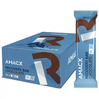 Holland & Barrett Amacx Recovery Bar Chocolate - 12x55g aanbieding