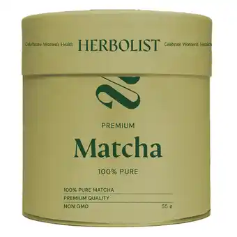 Holland & Barrett Herbolist Premium Matcha 100% Puur - 55g aanbieding