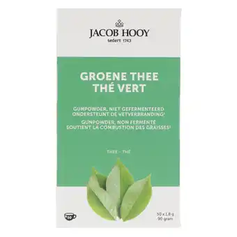 Holland & Barrett Jacob Hooy Groene Thee (50 Theezakjes) aanbieding