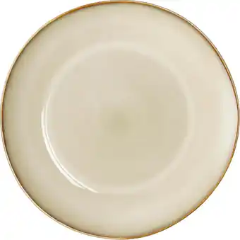 Intratuin Mica Decorations dinerbord Racco beige D 26,5 H 2,5 cm aanbieding