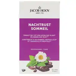 Holland & Barrett Jacob Hooy Nachtrust Thee - 50 theezakjes aanbieding