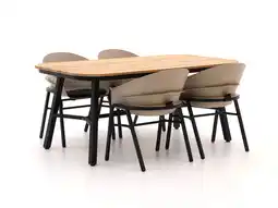Kees Smit Hartman Tubb dining tuinset 185cm 5-delig verstelbaar aanbieding