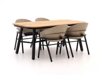 Kees Smit Hartman Tubb dining tuinset 185cm 5-delig verstelbaar aanbieding