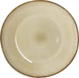 Intratuin Mica Decorations ontbijtbord Racco beige D 20,5 H 2,5 cm aanbieding