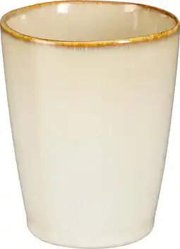 Intratuin Mica Decorations beker Racco beige 300 ml aanbieding