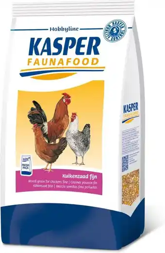 Intratuin Kasper Faunafood kippenvoer kuikenzaad fijn 4 kg aanbieding