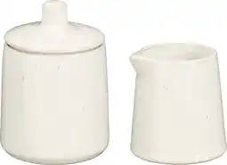 Intratuin Mica Decorations suiker en melkstel Racco wit D 7,5 H 11 cm aanbieding