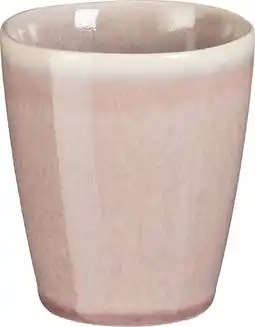 Intratuin Mica Decorations beker Racco roze D 7,5 H 8,5 cm aanbieding