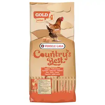 Zooplus 20kg Country's Best GOLD 4 GALLICO Pellet Kippenvoer aanbieding