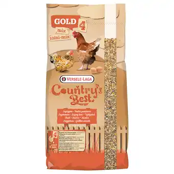 Zooplus 20kg Country's Best GOLD 4 MINI Mix Kippenvoer aanbieding