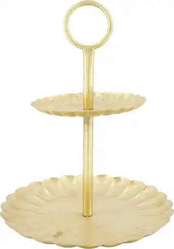 Intratuin Dijk Natural Collections etagère goud D 28 H 36 cm aanbieding