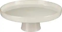 Intratuin Mica Decorations taartplateau Racco wit D 28 H 11 cm aanbieding