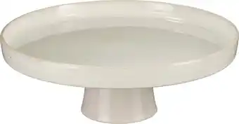 Intratuin Mica Decorations taartplateau Racco wit D 28 H 11 cm aanbieding
