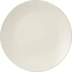 Intratuin Mica Decorations dinerbord Racco wit D 26,5 H 2,5 cm aanbieding