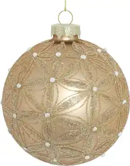 Intratuin Countryfield kerstbal Raki goud D 10 H 10 cm aanbieding