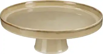 Intratuin Mica Decorations taartplateau Racco beige D 28 H 11 cm aanbieding