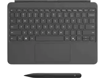 MediaMarkt Microsoft Type Cover Surface Pro - 13 Inch + Slim Pen Keyboardcover Platinum aanbieding