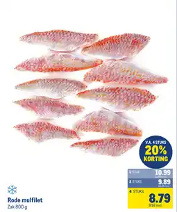 Makro Rode mulfilet aanbieding