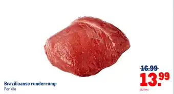 Makro Braziliaanse runderrump aanbieding