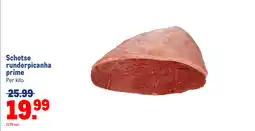 Makro Schotse runderpicanha prime aanbieding
