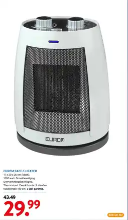 Kluswijs Eurom safe t heater aanbieding