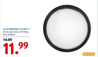 Kluswijs Plafonnière planet 1 aanbieding