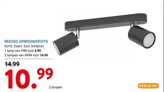 Kluswijs Reciso opbouwspots aanbieding