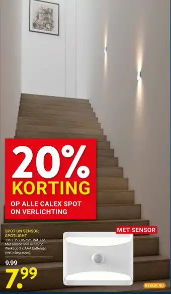 Kluswijs Spot on sensor spotlight aanbieding