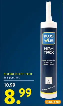 Kluswijs Kluswijs high tack aanbieding
