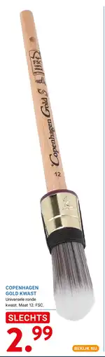 Kluswijs Copenhagen gold kwast aanbieding