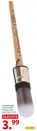 Kluswijs Copenhagen gold kwast aanbieding