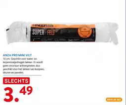Kluswijs Anza pro mini vilt aanbieding