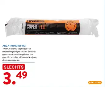 Kluswijs Anza pro mini vilt aanbieding