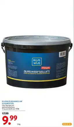 Kluswijs Kluswijs behanglijm glasweefsel aanbieding