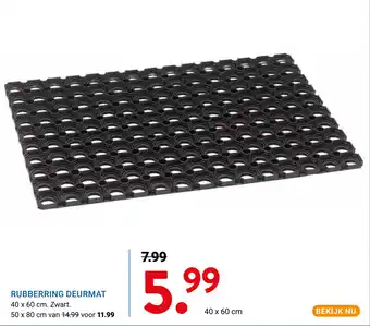 Kluswijs Rubberring deurmat aanbieding