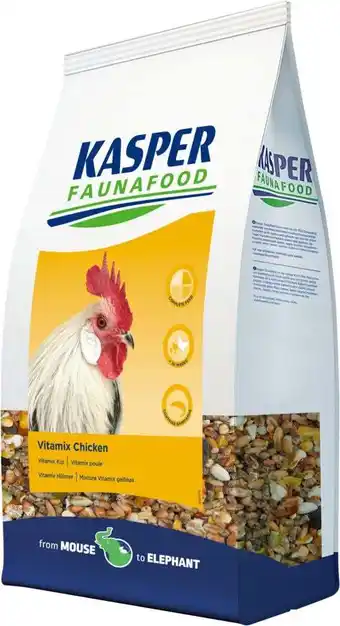 Intratuin Kasper Faunafood kippenvoer Vitamix 7 kg aanbieding
