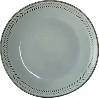 Intratuin Mica Decorations ontbijtbord Racco grijs D 20,5 H 2,5 cm aanbieding