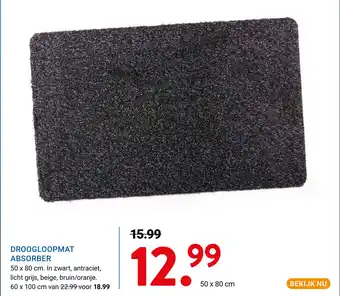 Kluswijs Droogloopmat absorber aanbieding