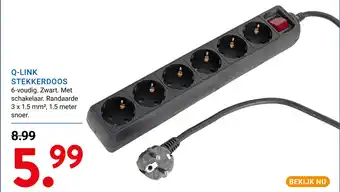 Kluswijs Q-link stekkerdoos aanbieding