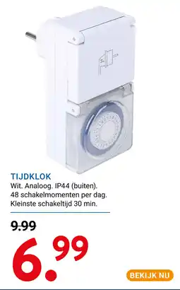 Kluswijs Tijdklok aanbieding