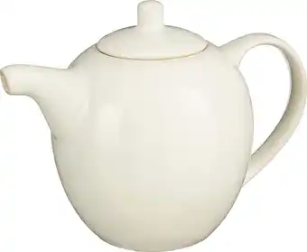 Intratuin Mica Decorations theepot Racco wit 23,5 x 17,5 x 16 cm aanbieding