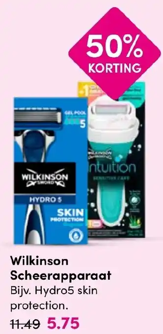 Drogisterij Visser Wilkinson Scheerapparaat aanbieding