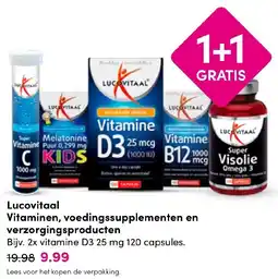 Drogisterij Visser Lucovitaal Vitaminen, voedingssupplementen en verzorgingsproducten aanbieding