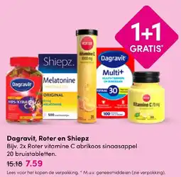 Drogisterij Visser Dagravit, Roter en Shiepz aanbieding