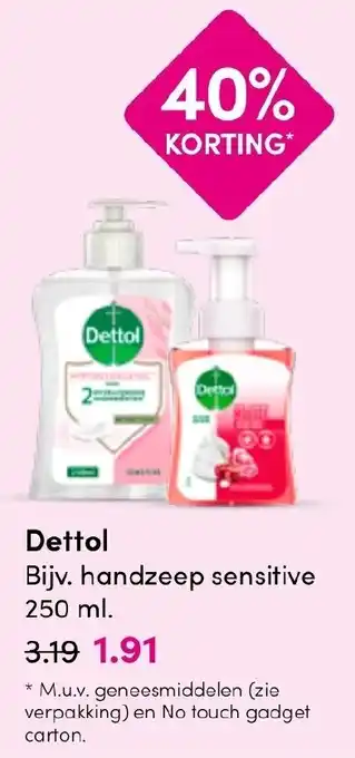 Drogisterij Visser Dettol aanbieding