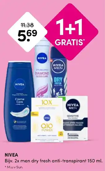 Drogisterij Visser Nivea aanbieding