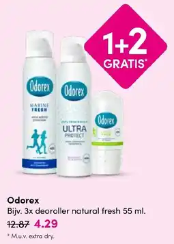 Drogisterij Visser Odorex aanbieding
